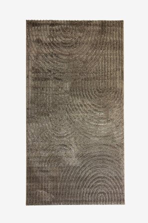 KM Home - Teppe Genova - Brun - Lugg- & ryetepper - 80X150 - Fra Homeroom