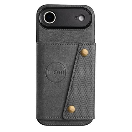 iPhone 17 Air Exklusivt Skal med Kortfack & Knappförslutning Retro, Smart & Skyddande