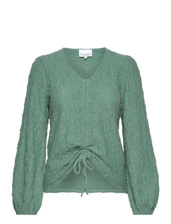 Lea Blouse Bluse Langærmet Grøn Noella