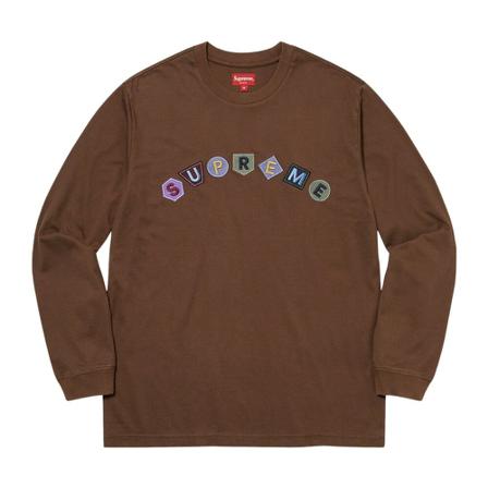 Supreme Long Sleeve Tops Brun, Herre