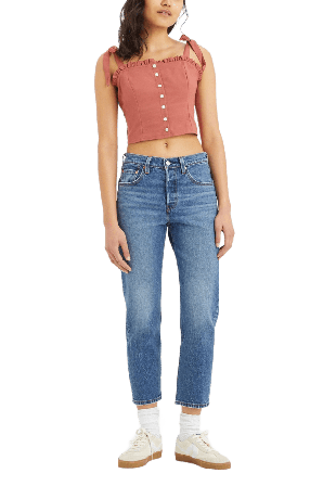 Levi's 501 Crop Jeans Dam W29/L28