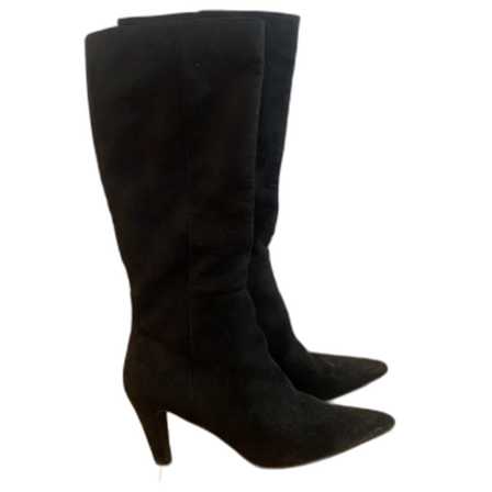 stockholm style black boots