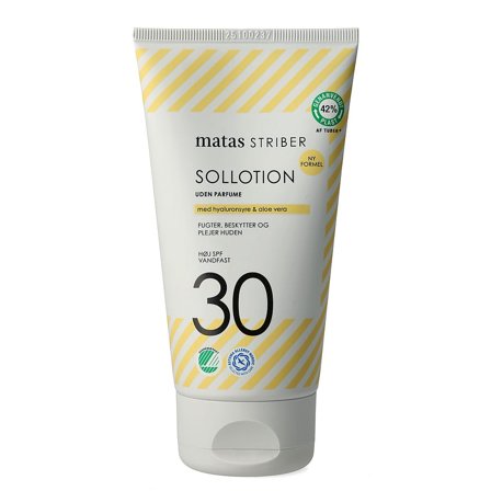 Matas Striber Sollotion SPF 30 Uden Parfume 150 ml, Skincare, Solpleje, Solcreme