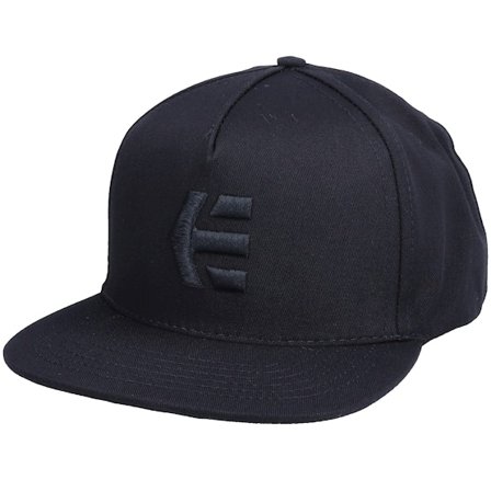 Etnies - Schwarz snapback Cap - Icon Black/Black Snapback @ Hatstore