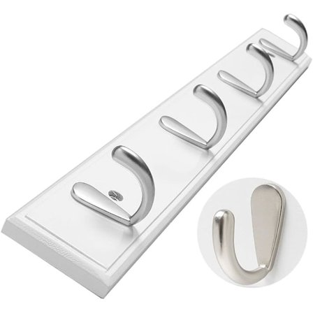 Kenkäteline, seinäteline, puinen naulakko, seinäkoukut, seinäteline