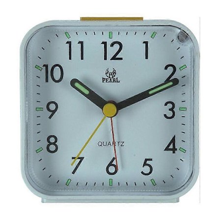 Klokke Analog Vekkerklokke Stille Ikke-Tikkende, Skånsom Vekking, Pip
