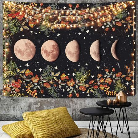 Boutique Moonlit Garden Gobelin, Månefase Gobeliner Blomst