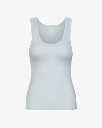 Women Organic Rib Tank Top - Cloudy Grey - Female - XL