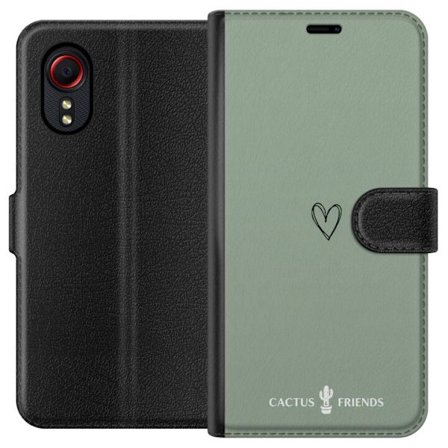 Kompatibelt Lommeboketui til Samsung Samsung Galaxy Xcover 5 Cactus and Friends – SageLove