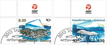 Grønland - Norden - Stemplet sæt 2v