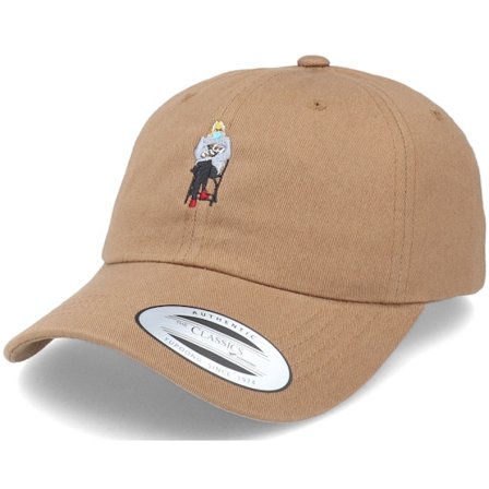 Iconic - Brown unconstructed Czapka Z Daszkiem - Bernie Inauguration Tan Dad Cap @ Hatstore