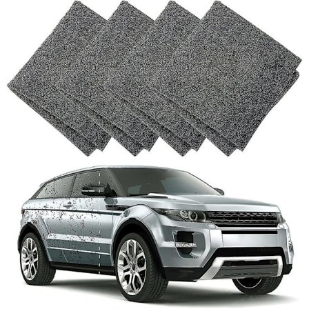 4-pack Nano Sparkle Cloth för att ta bort repor på bilen - Nano Magic Cloth - Lätt att polera ytan