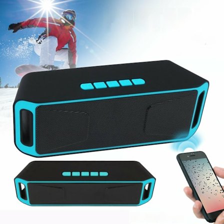Bärbar Bluetooth-högtalare, Trådlös Bluetooth-högtalare, Resehögtalare för utomhusbruk