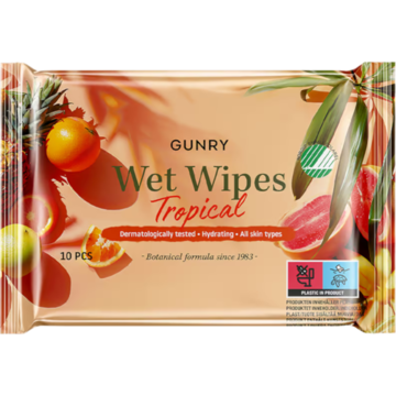 Våtservett Gunry Tropical