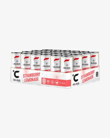 Celsius - 330 ml - Strawberry Lemonade - Energidryck, funktionsdryck