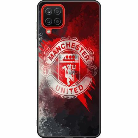 Samsung Galaxy A12 Svart Skal Manchester United Fc