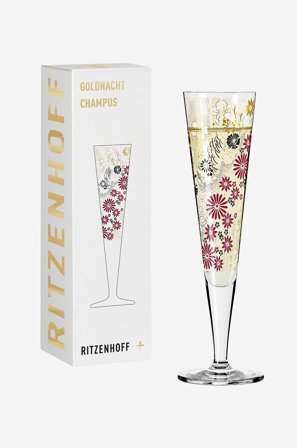 Ritzenhoff - Champagneglas Goldnacht NO:24 - Transparent - Vinglas - Från Homeroom