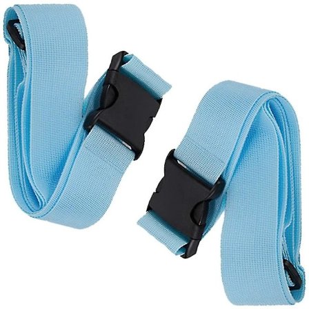 2 stk. kuffertstropper kuffertstropper kuffert bagagestropper lange, blå