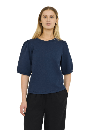 Soft Rebels Srorana T-shirt - Total Eclipse T-shirts & toppar Dam Blå XS