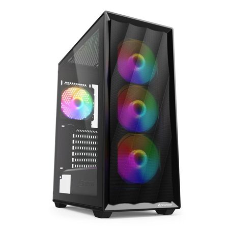 Sharkoon VK4 Rainbow ATX 1xGlas schwarz