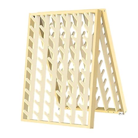 Trähårförvaring Väggmonterat hårställ spole ram