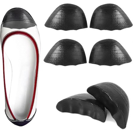 Sko Fyll Innlegg for Løse Sko, Tå Fyll Innlegg Får Sko til å Passe, Halv-Størrelse Såler Sko Størrelse Reduksjon Sko Innlegg for Kvinner - 2 Par - 