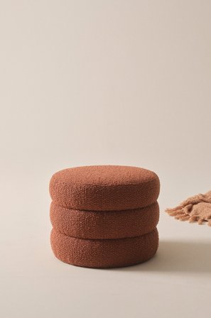 Jotex - Sittepuff Diameter 50 Cm Rustrød - TRIBUS - Kjøp Sittepuffer hos Jotex