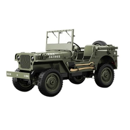 1/10 RC Bil 2.4G Rc Bil 1941 4WD RTR Crawler Klatreskala Grønn