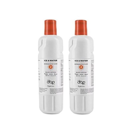 2-pakning filter (EDR2RXD1) for kjøleskap, kjøleskap vannfil