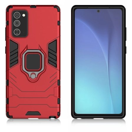 Ring Guard Skal - Samsung Galaxy Note 20 - Röd