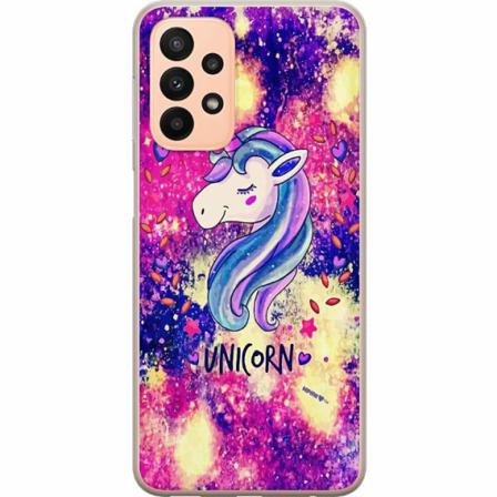 Samsung Galaxy A23 5g Genomskinligt Skal Unicorn Enhörning