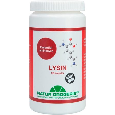 Natur Drogeriet Lysin 90 kaps., Helse & Madvarer, Ingredienser, Aminosyre