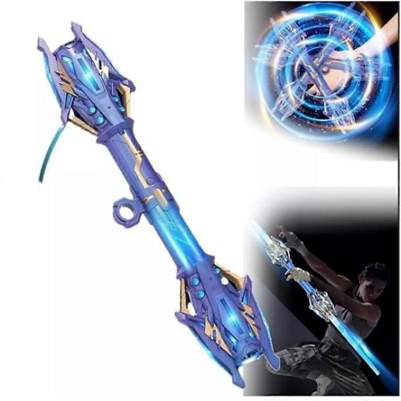 Lightsaber Fidget Spinner, Multifunktionel Dobbelthovedet Udtrækkelig Lightsaber