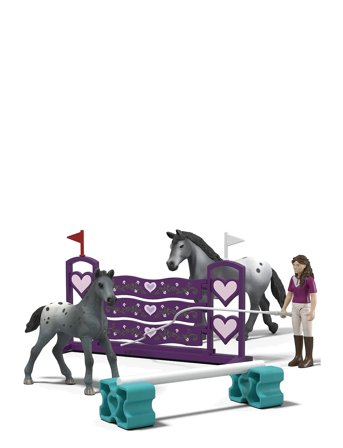 Schleich Schleich Lisas Tournament Training - Grey - ONE SIZE