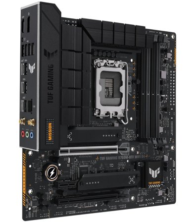 ASUS TUF GAMING B760M-BTF WIFI D4 - hovedkort - mikro ATX - LGA1700-sokkel - B760