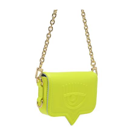 Chiara Ferragni Collection, Collection Eyelike shoulder bag Żółty, Kobieta, Rozmiar: ONE Size