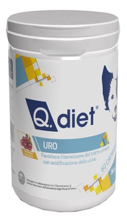 Q Diet Uro Alimento Complementare Cani 60 Capsule