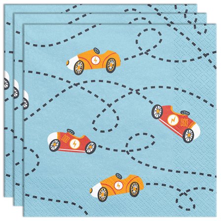 Engangsservietter Racerbiler 12-pak
