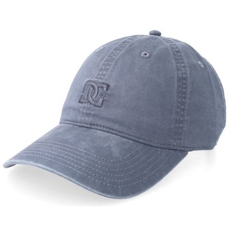 DC - Blå unconstructed Keps - Dc Cap Star Vintage Dark Denim Dad Cap @ Hatstore