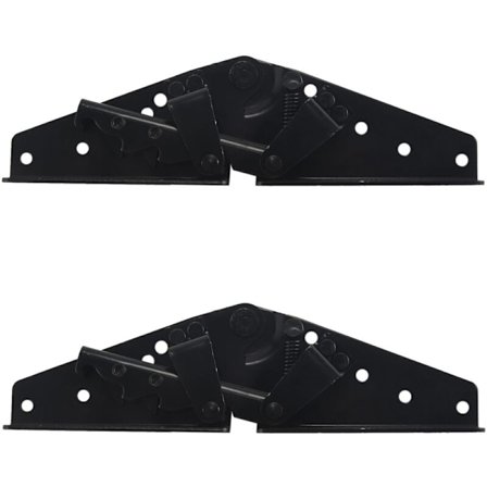 Metal Sort Stålsofa Seng Sengetøj Møbler Justerbar 3-Positions Vinkelhængsel Mekanisme Hardware