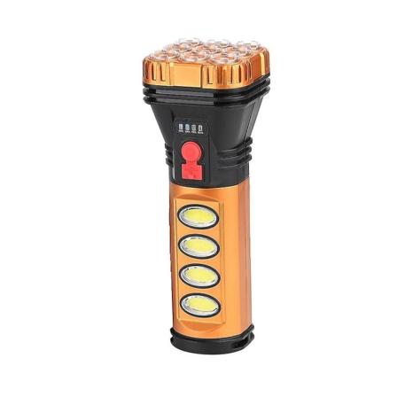 1 stk Vanntett USB-ladbare 9 LED Lommelykt Solcellelykt