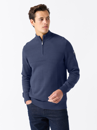 Jean Paul - Pascal zipneck - Herre - Blå - Gensere - S