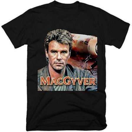 Macgyver 100 % bomull herr T-shirt - vuxen, 3xl