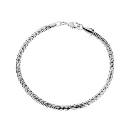 Armbåndkæde i sølv mænds link sølvkæde