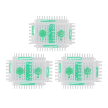 3 st Queen Bee Cage Pin Typ Plast Spänne Bee King Cover Biodlingsverktyg Utrustning Tillbehör