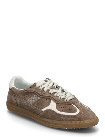 ALOHAS Tb.490 Rife Burgundy Cream Leather Sneakers - Brown - 41