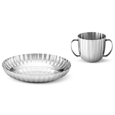 Georg jensen Bernadotte børne tallerken & kop | KitchenOne