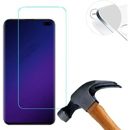 Skärmskydd - Lusee - Samsung Galaxy S10 Plus - 9H härdat glas - Transparent - 2 delar