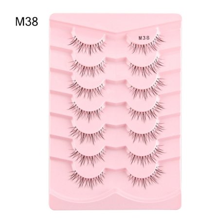 Naturliga lösögonfransar Faux Mink Fransar M38 M38