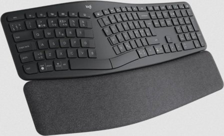 Logitech ERGO K860 Split Keyboard for Business - tastatur - QWERTY - Pan Nordic - grafitt Inn-enhet